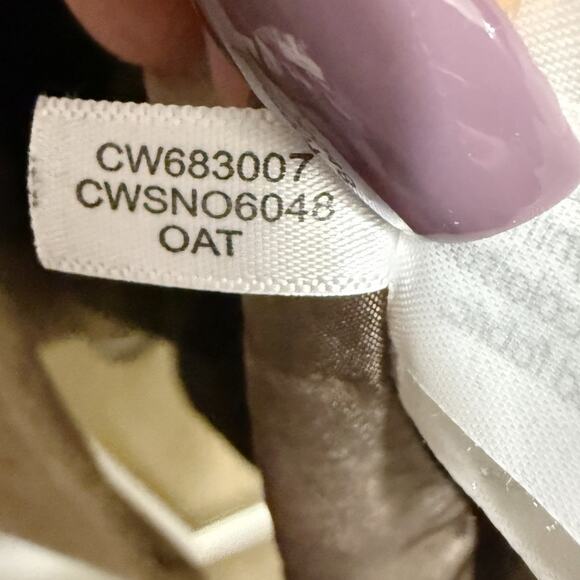 Calvin Klein Wool Cashmere Blend Peacoat Women’s XL Classic Button Coat in Oat - Picture 13 of 15